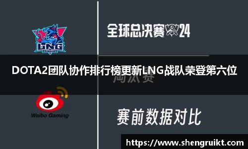 DOTA2团队协作排行榜更新LNG战队荣登第六位